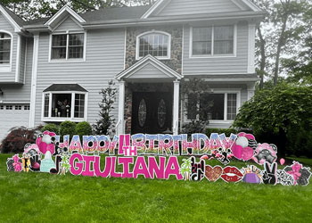 Birthday Lawn Sign Rental in Northern NJ