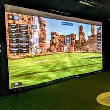 Mobile indoor outdoor golf simulator rental northern nj