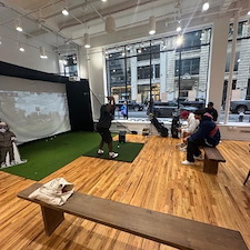 Mobile indoor outdoor golf simulator rental northern nj