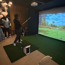 Mobile indoor outdoor golf simulator rental northern nj
